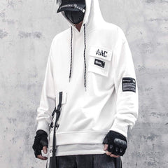 Dark Personalized Pockets Ribbons Hoodie
