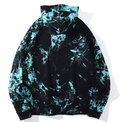 Tie-dye Phantom Print Oversized Hoodie