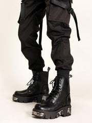 Thick Sole Lace Up Martin Boots