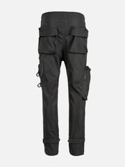 Asymmetrical Pockets Cargo Pants