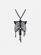 Dark Skull Skeleton Necklace