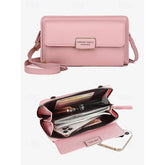 Crossbody Phone Wristlet Leather PU Bag Mobile