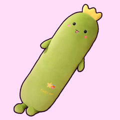 Peluche de almohada larga de dinosaurio y pato