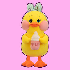 Schönes Plüsch-Enten-Flaschenspielzeug