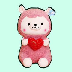 Entzückendes Schafherz-Plüschtier