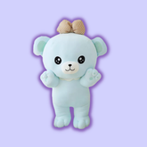 Lindo oso de peluche con pajarita