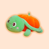 Peluche de tortuga con caparazón de calabaza