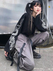 Dragon Embroidery Sweatshirt