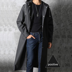 Hooded Elegant Thick Unisex Raincoat