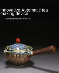 Unique Ceramic Moving Teapot Filter Set