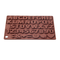 3D Alphabet Silicone DIY Chocolate Mold
