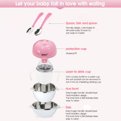 5in1 Deer Baby Tableware Set