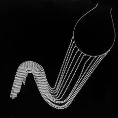 Rhinestone Full Crystal Headband Chain