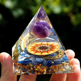 Creative Natural Crystal Universe Energy Pyramid