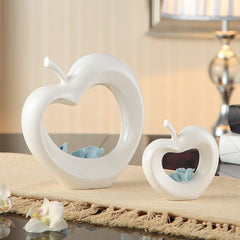 Modern Ceramic Love Apple Home Decor