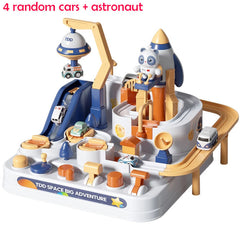 Space Panda Car Racing Toys