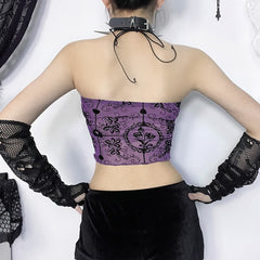 Purple Gothic Tube Top