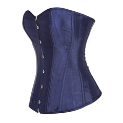 Purple Navy Gothic Hourglass Overbust Corset