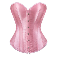 Queen Pink Gothic Hourglass Overbust Corset