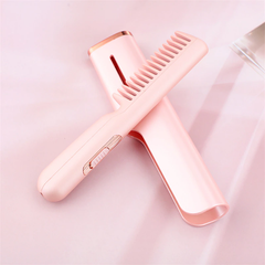 Mini Electric Hair Straightener Brush Comb
