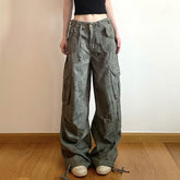 Retro Camouflage Baggy Cargo Pants
