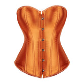 Royal Orange Gothic Hourglass Overbust Corset