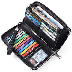 Leather Daily Wallet Bag PU  Phone Outdoor Mobile