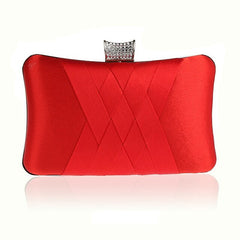 / Event Clutch PU Party Wedding Silk Leather Bags