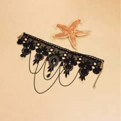 Viktorianisches Gothic Spitzen-Choker