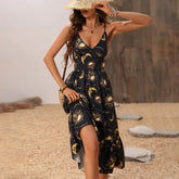 Camisole-Kleid im Gothic-Stil mit Totenkopf-Motiv