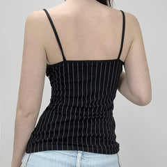 Camisole-Top aus Spitze im Vintage-Stil mit Streifen