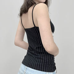 Camisole-Top aus Spitze im Vintage-Stil mit Streifen
