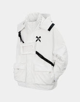 White Techwear Jacket