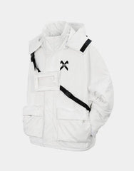 White Techwear Jacket