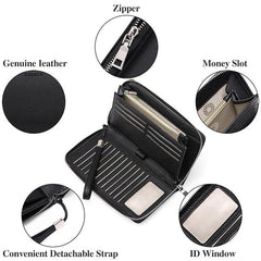 Leather Daily Wallet Bag PU  Phone Outdoor Mobile