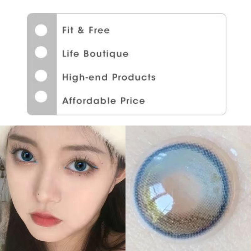 Ocean Blue Contact Lenses(12 months wear)