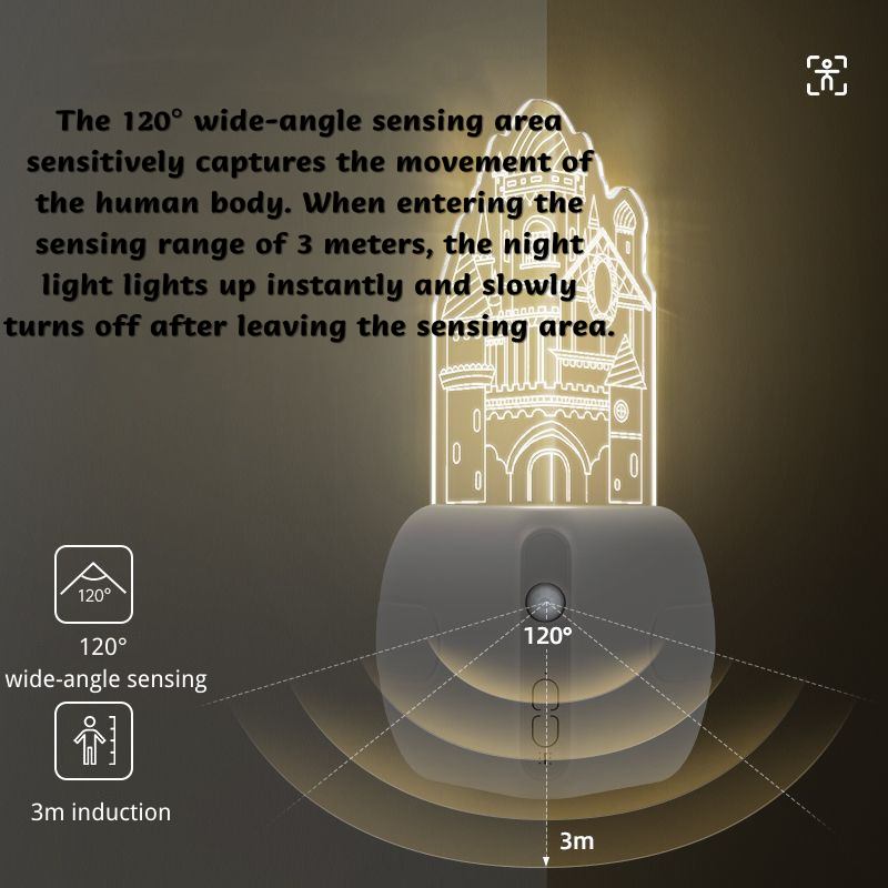 Castle Sensor Night Light