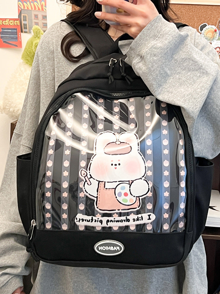 Cute Transparent PVC Backpack