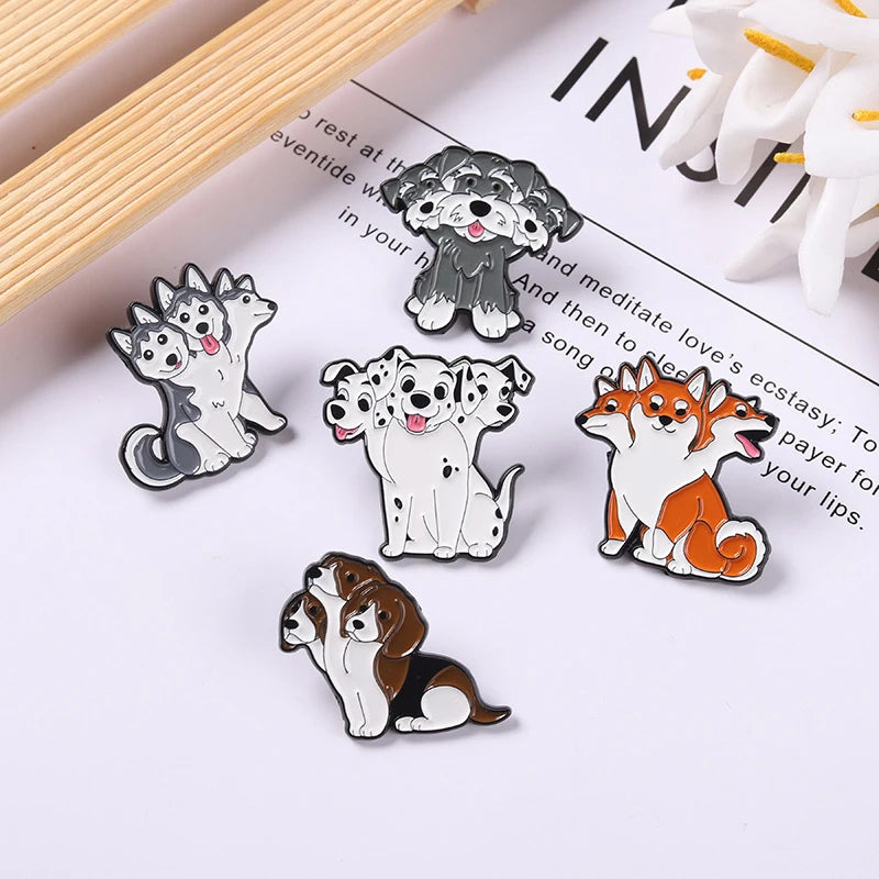 Animal Fox Dog Pins