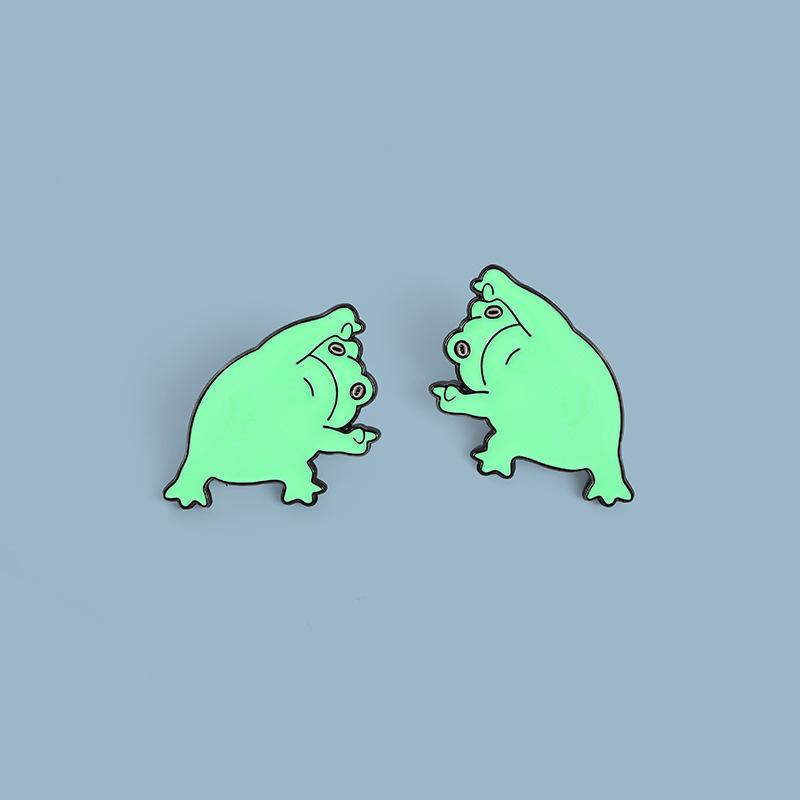 Cartoon Frog Pins