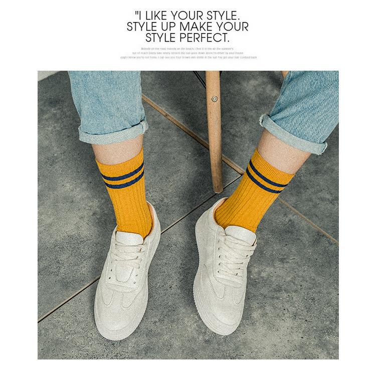 Korean Style Striped Socks