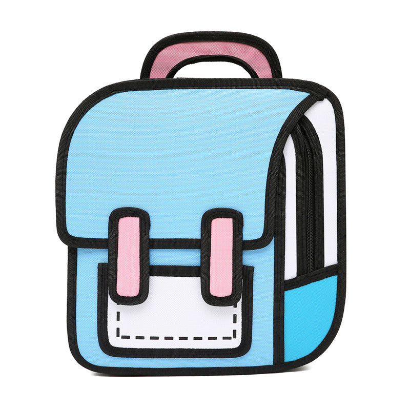 2D Drawing Anime 3D Visual Backpack