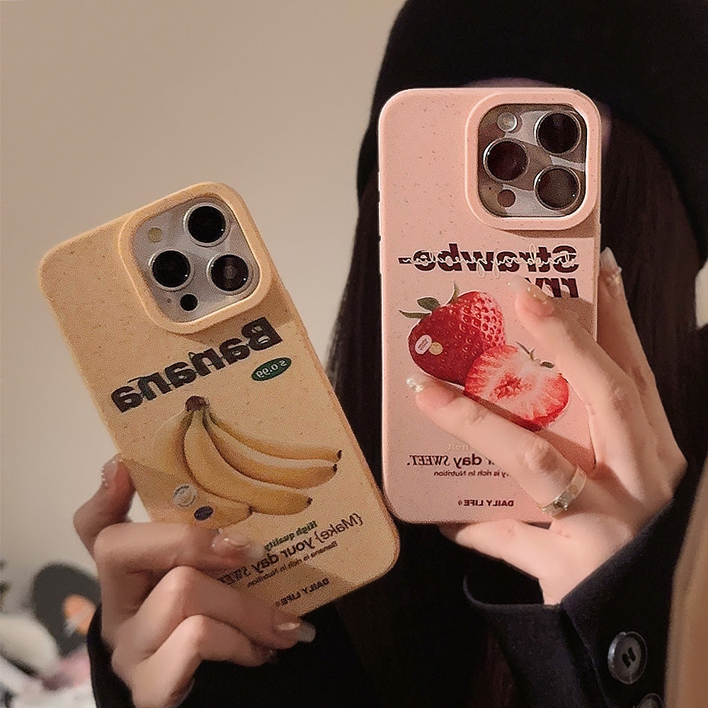 Fruit Strawberry Banana Phone Case