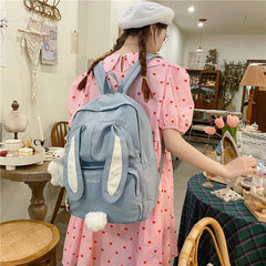 Funny Character Bunny Ears Backpack