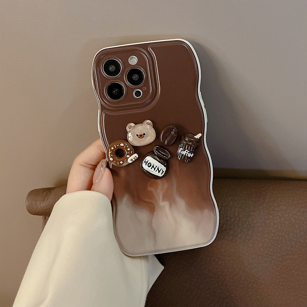 Cute Coffee Bear Phone Case