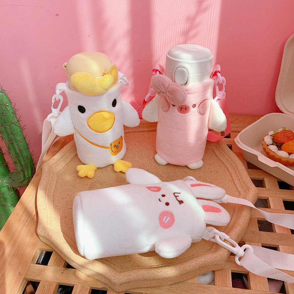 Cute Cartoon Thermos Cup Protective Case