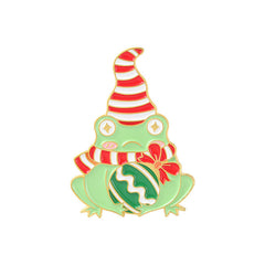 Cute Frog Christmas Series Pins