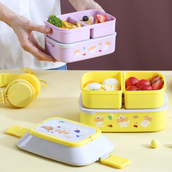 Creative Double Compartment Lunch Box