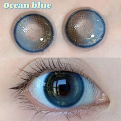 Ocean Blue Contact Lenses(12 months wear)