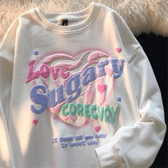 Cute Creamy Heart Hoodies